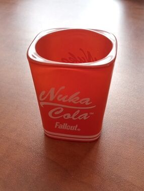Nuka Cola Red Double Shot Glass – Fallout Licensed By BETHESDA